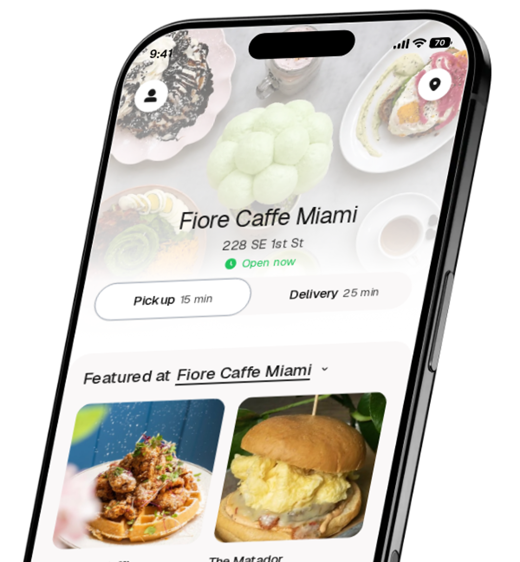 Fiore Caffe Miami app preview