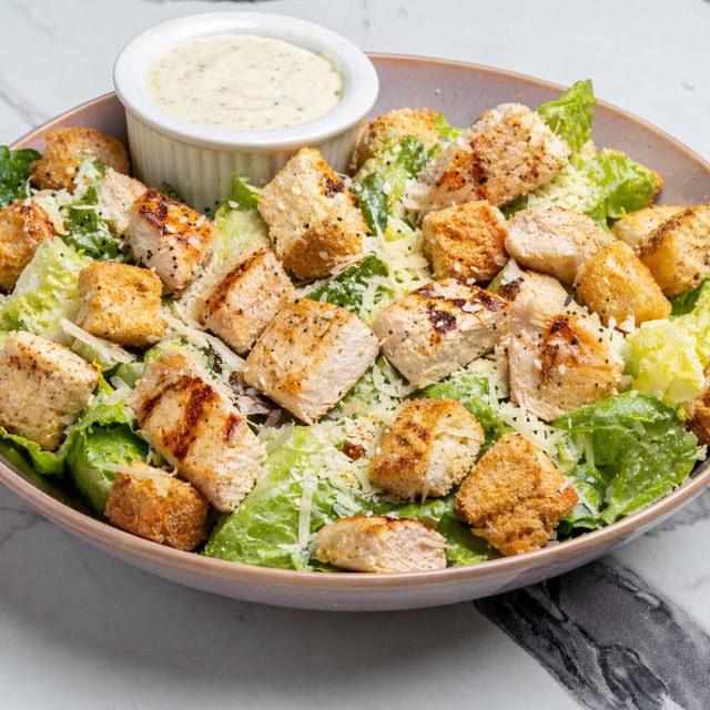 Chicken Caesar Salad.