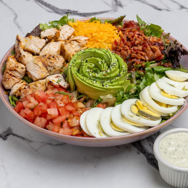 Cobb Salad W/ Chicken.
